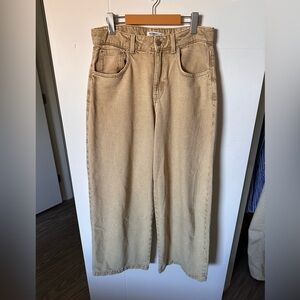 Pull & Bear High Rise Wide Leg Jeans